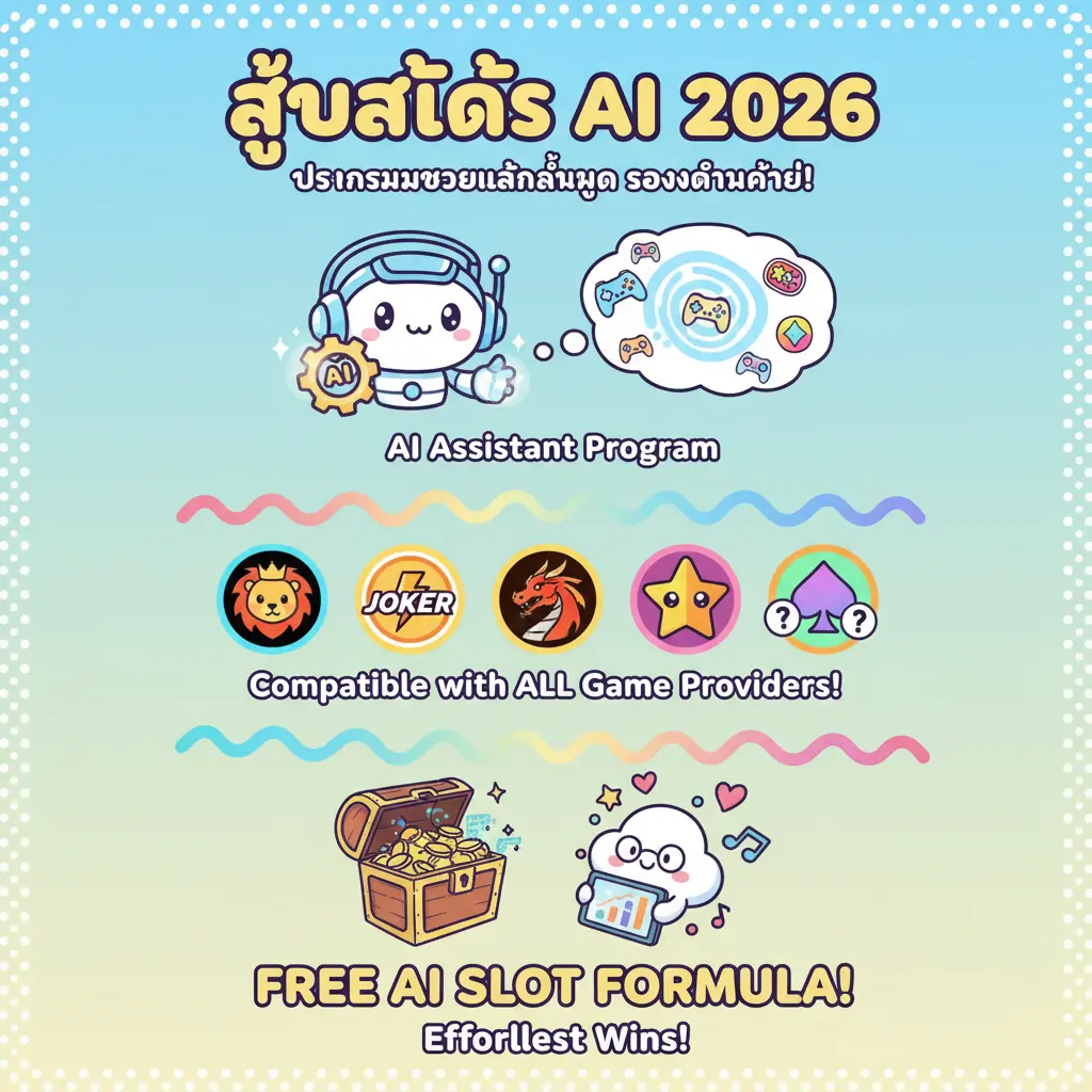 สูตรสล็อต ai ฟรี - โปรแกรมช่วยเล่น