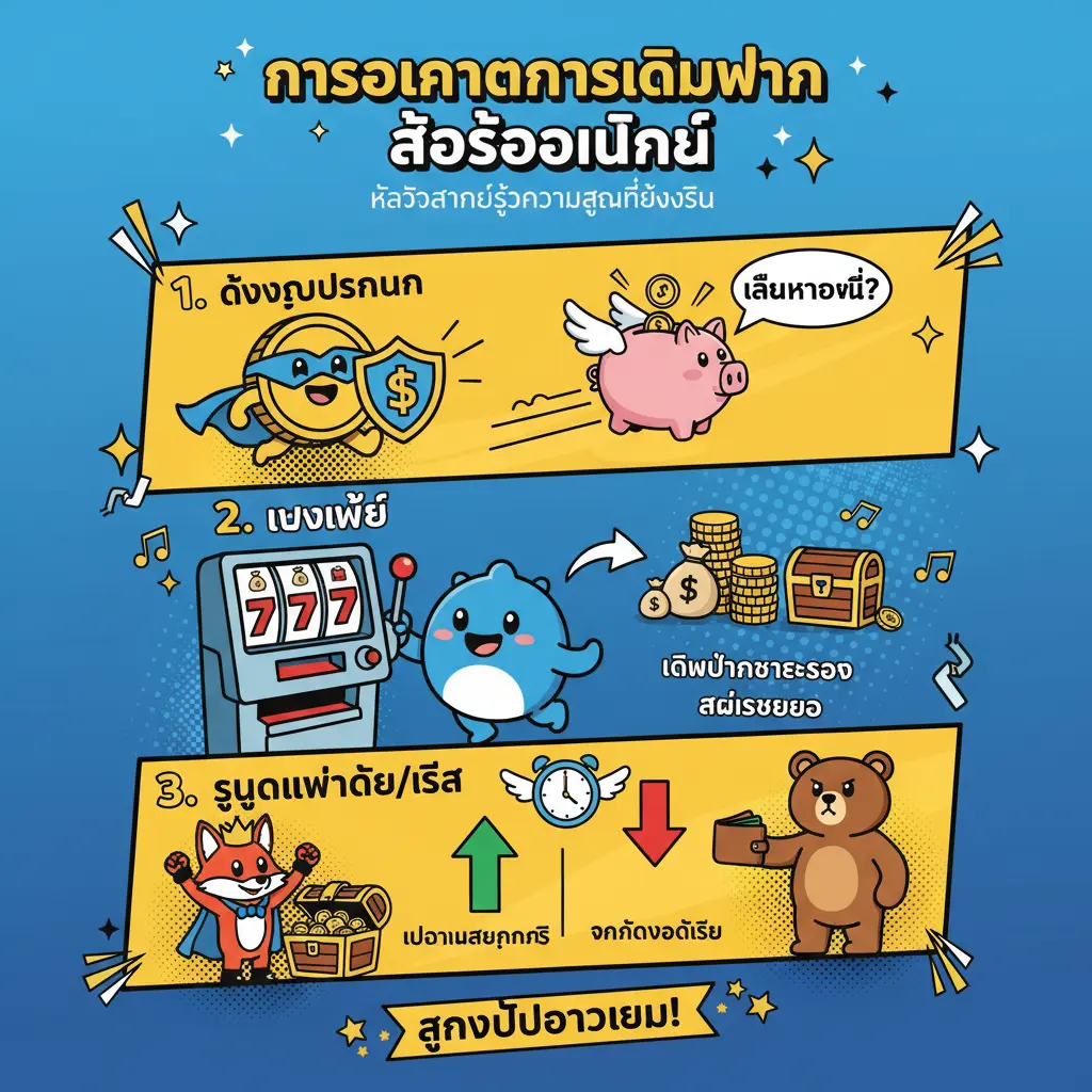 ขั้น ตอน การเล่นสล็อต - การจัดการการเดิมพัน