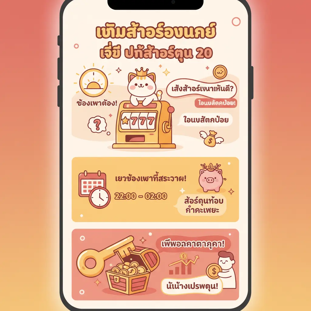 วิธี ปั่นสล็อตทุน 20 - เกมสล็อตออนไลน์