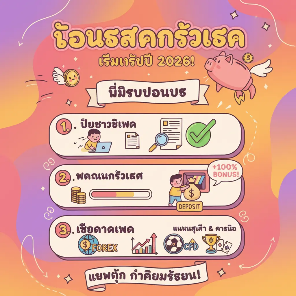 โบนัสฝากครั้งแรก - การเทรด