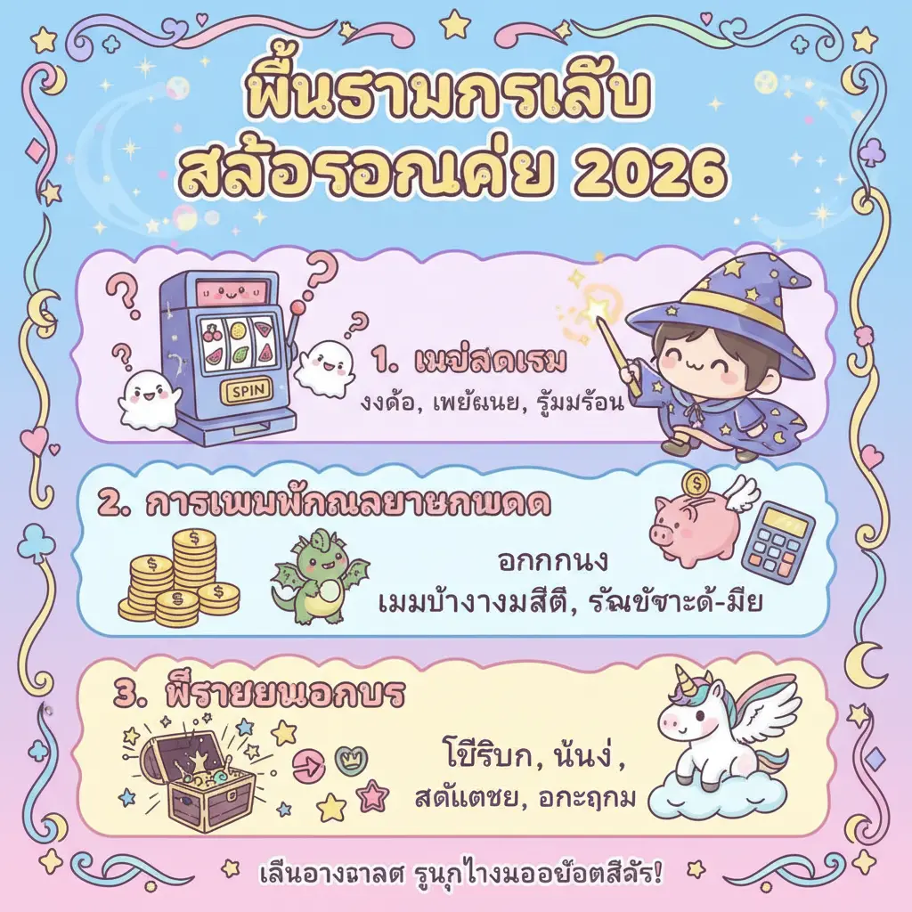 วิธีเล่นสลอต - สล็อตออนไลน์