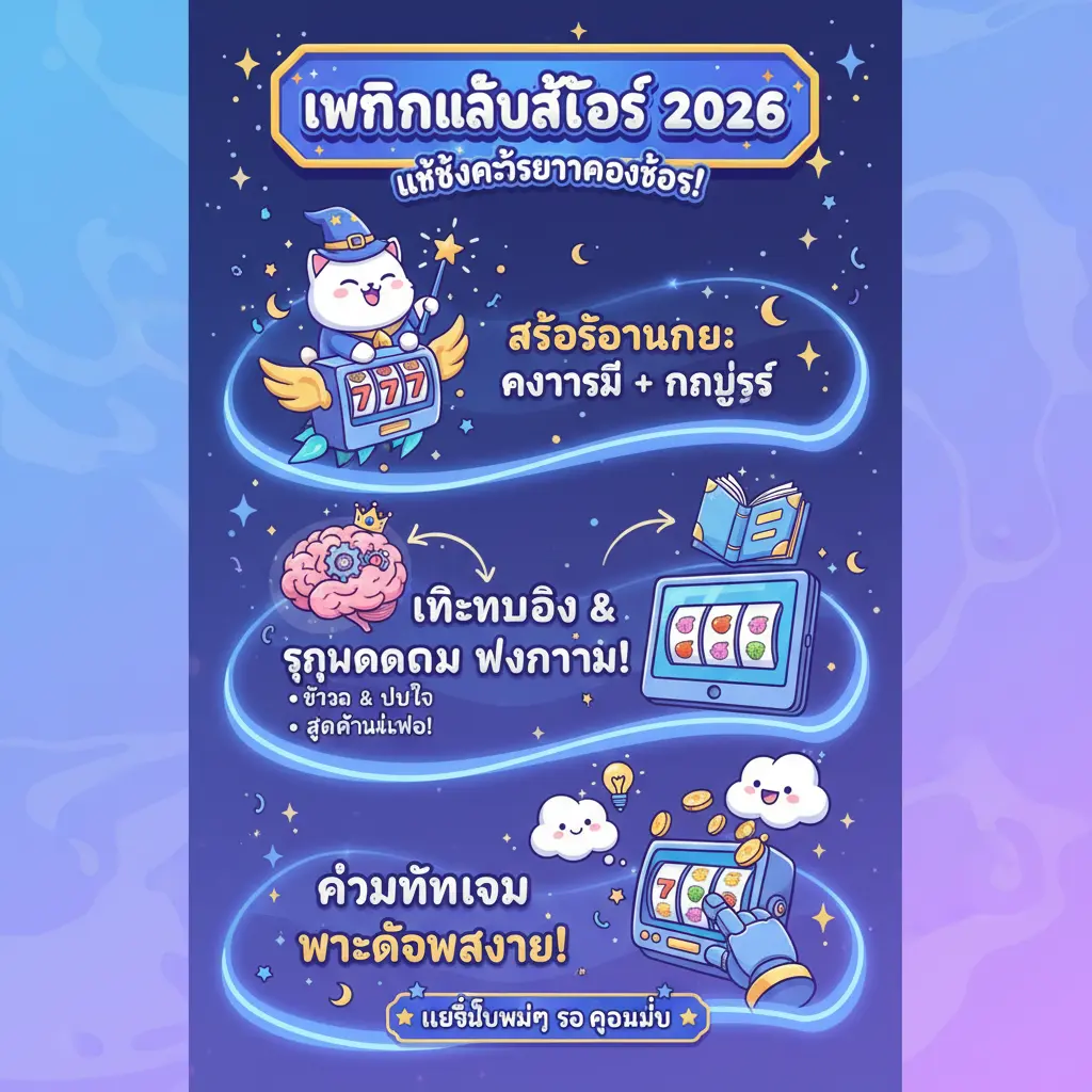 วิธีเล่นสลอต - การพนัน