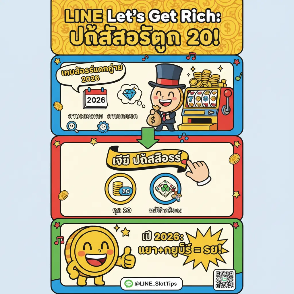 วิธี ปั่นสล็อตทุน 20 - LINE Lets Get Rich